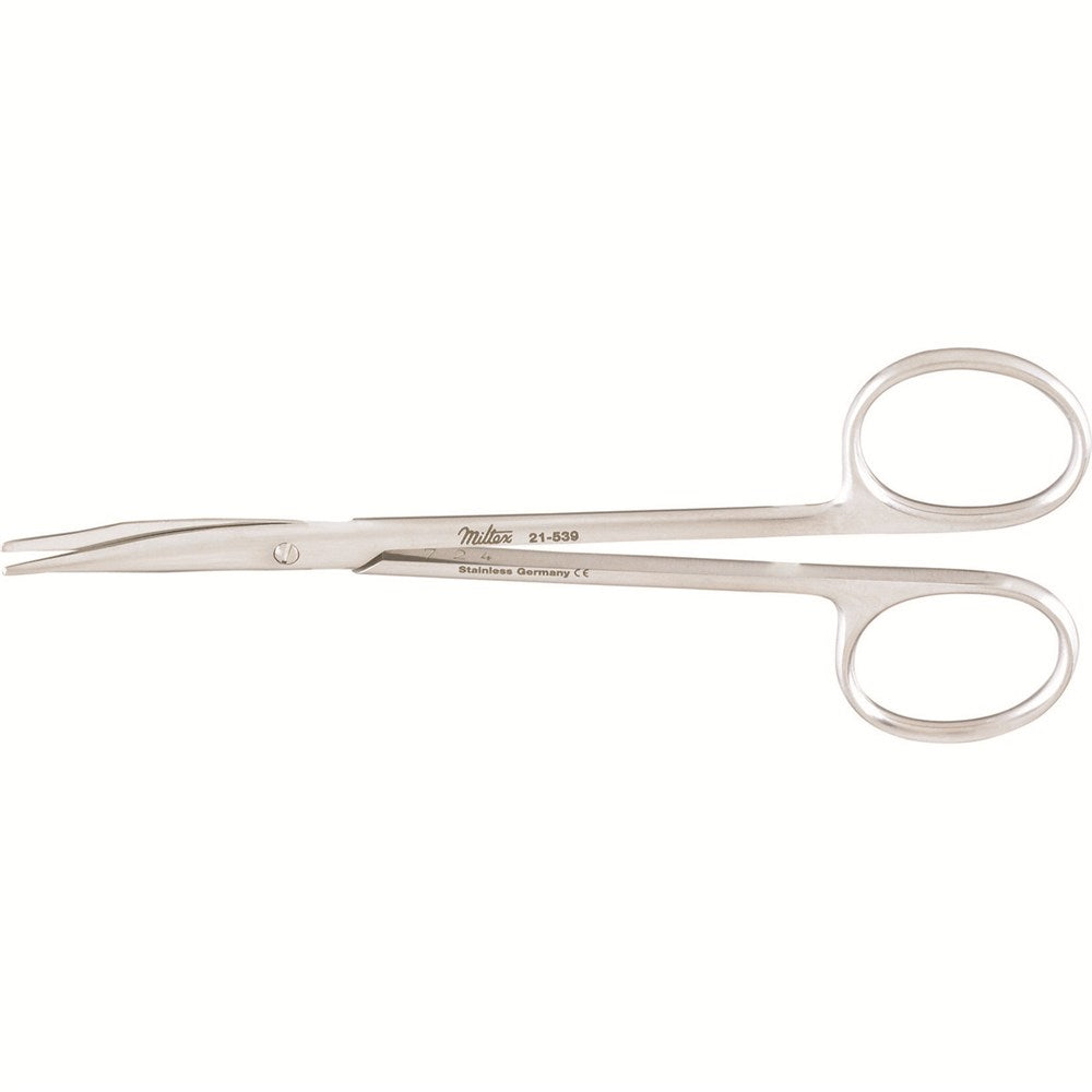 MILTEX KLEINERT-KUTZ Tenotomy Scissors, 5" (125.5mm), curved, rounded dissecting blades. MPN: 21-539