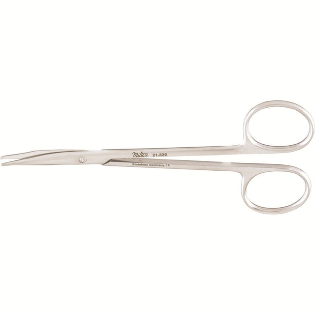 MILTEX KLEINERT-KUTZ Tenotomy Scissors, 5" (125.5mm), curved, rounded dissecting blades. MPN: 21-539