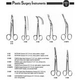 MILTEX Saberback Rhytidectomy Scissors, 6-1/2" (16.5 cm), curved with semi-sharp outer edges used for dissection. MPN: 21-605 - Image 3
