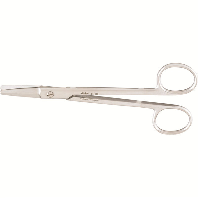 MILTEX CASTANARES Facelift Scissors, 6-1/4" (15.9 cm), straight, short strong blades. MPN: 21-606