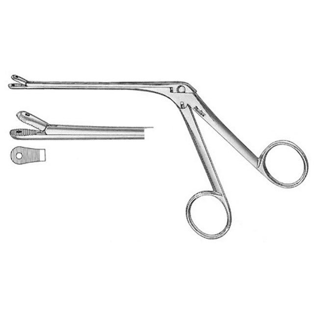MILTEX FERRIS-SMITH Sponge & Fragment Forceps, 4-51/8" (10.5 cm), 6 mm X 8 mm serrated jaws, fenestrated. MPN: 21-661