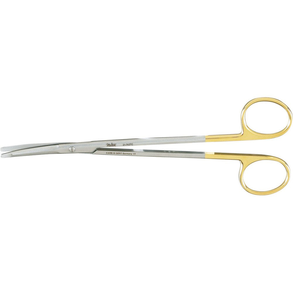 MILTEX Kaye Rhytidectomy (Face Lift) Scissors 7" length, Tungsten Carbide, Curved. MPN: 21-742TC