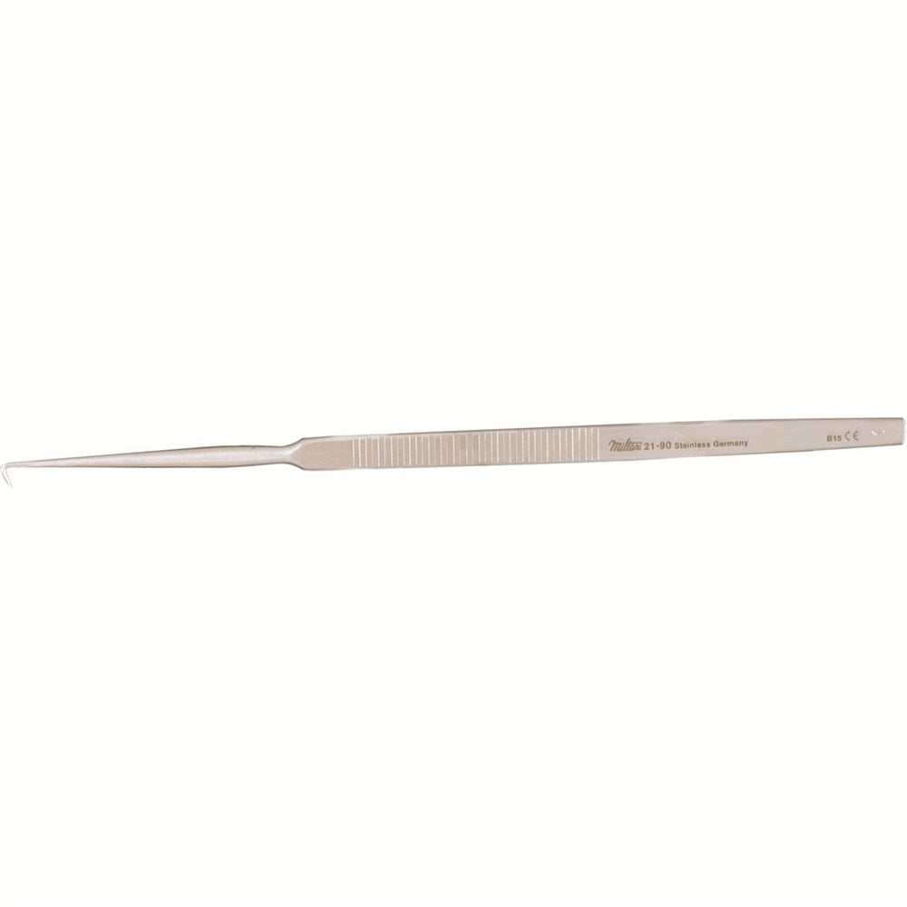 MILTEX COTTLE Skin Hook, 5-1/2", small, shallow curve, serrated handle. MPN: 21-90
