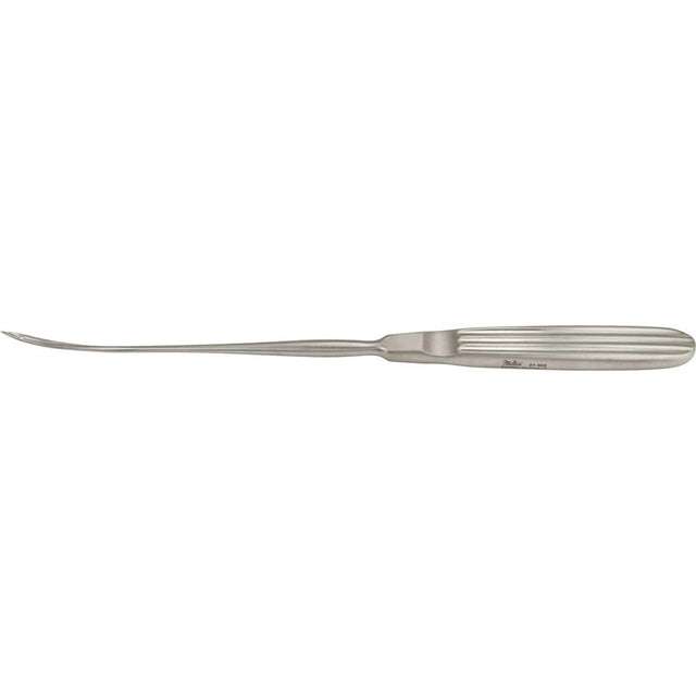 MILTEX OBWEGESER Zygomatic Arch Awl for Wire Suturing, 9" (22.9 cm), slightly curved. MPN: 21-902