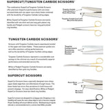 MILTEX Par Tissue Scissors, SuperCut, Curved, Delicate, Length= 4-1/2" (114 mm). MPN: 21-SC-745 - Image 2