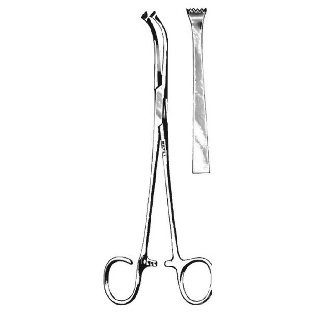 MILTEX COLVER Tonsil Seizing Forceps, 7-1/2" (190mm) One Open Ring, Straight. MPN: 22-556