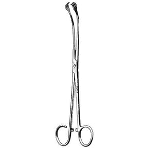 MILTEX BALLENGER Tonsil Seizing Forceps, 8-1/2" (216mm), Curved, 3 x 3 Teeth, One Open Ring. MPN: 22-560