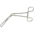 MILTEX TIVNEN Tonsil Seizing Forceps, 7-3/4" (200mm), Angled, 3 x 3 Teeth, One Open Ring. MPN: 22-586