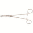 MILTEX SCHNIDT Tonsil Hemostatic Forceps 7-1/2", Half Curved, Closed Rings. MPN: 22-662