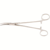 MILTEX SCHNIDT Tonsil Hemostatic Forceps 7-1/2", Half Curved, Closed Rings. MPN: 22-662