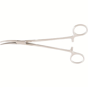 MILTEX SCHNIDT Tonsil Hemostatic Forceps 7-1/2", Half Curved, Closed Rings. MPN: 22-662