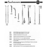 MILTEX CANFIELD Tonsil Knife, 8-1/2" (21.6 cm), curved. MPN: 22-802 - Image 2