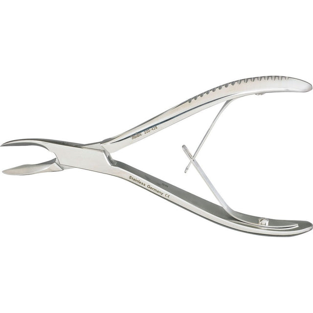 MILTEX Oral Surgery Rongeur 6" (15.2cm) No. 5S Pattern, side cutting, slightly curved. MPN: 22D-428