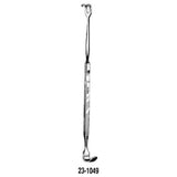 MILTEX JACKSON Trachea Retractor, 6-3/4", Double-Ended, Blunt Prongs and Solid Blade. MPN: 23-1049