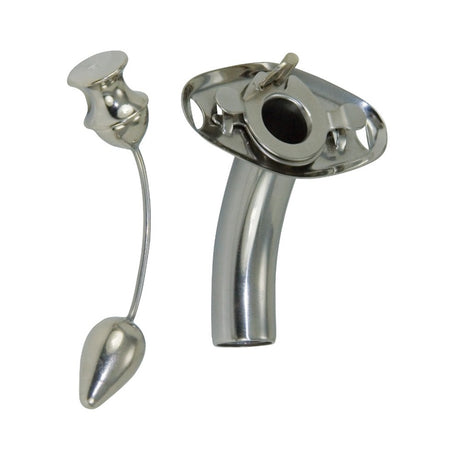 MILTEX MARTIN Laryngectomy Tube, size 8: 12.3mm OD, 1-5/8" inside curve length. MPN: 23-1350SS