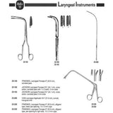 MILTEX JACKSON Laryngeal Forceps, 9-1/2" (24.1 cm), cross action, 3 mm wide serrated jaws. MPN: 23-162 - Image 2