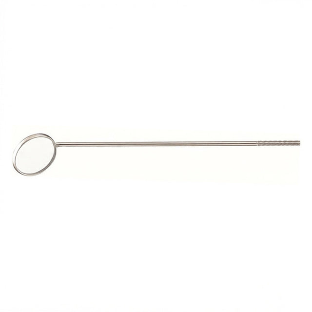 MILTEX Laryngeal Mirror Only (No Handle), boilable, threaded stem, size 7, 28 mm diameter. MPN: 23-46-7