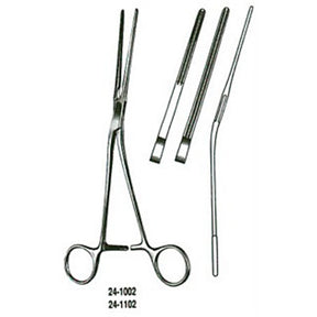 MILTEX GLOVER Coarctation Forceps, 8-1/2" (215mm), angled, jaw length 2-3/8" (61mm). MPN: 24-1102