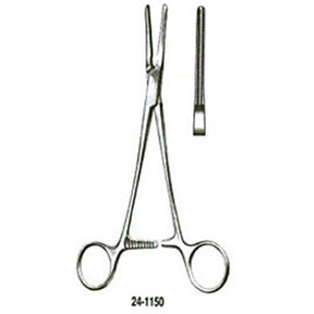 MILTEX DEBAKEY Patent Ductus and Peripheral Vascular Clamp, 7-3/4" (195mm), straight, 32mm jaw. MPN: 24-1150