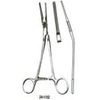 MILTEX DEBAKEY Patent Ductus and Peripheral Vascular Clamp, 7-1/2" (192mm), angled, 32mm jaw. MPN: 24-1152
