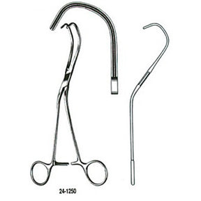 MILTEX LAMBERT-KAY Vascular Clamp for Aortic Anastomosis, 8" (202mm). MPN: 24-1250
