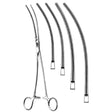 MILTEX DEBAKEY Aortic Aneurysm Clamp, 10" (25.4 cm), slightly curved jaws 7.5 cm. MPN: 24-1400