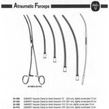 MILTEX DEBAKEY Aortic Aneurysm Clamp, 10" (25.4 cm), slightly curved jaws 7.5 cm. MPN: 24-1400 - Image 2