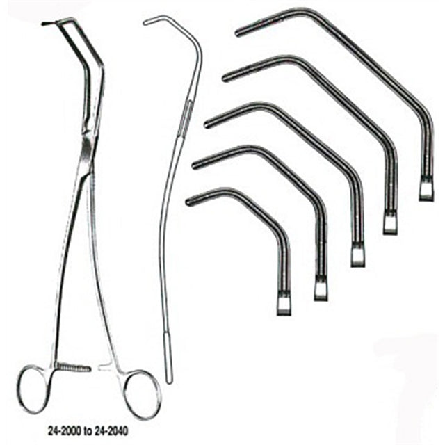 MILTEX DEBAKEY Tangential Occlusion Clamp, 8" (20.3 cm). MPN: 24-2000