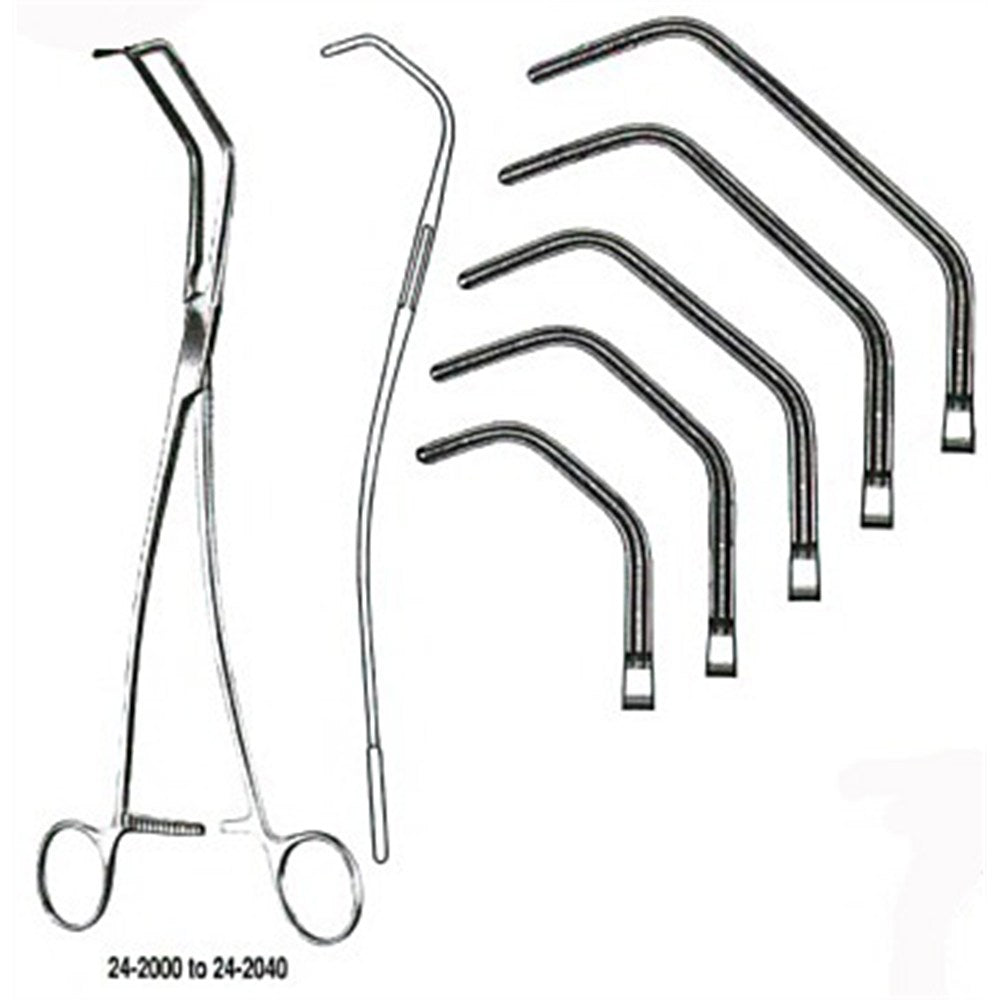 MILTEX DEBAKEY Tangential Occlusion Clamp, 10-1/4" (260mm). MPN: 24-2020