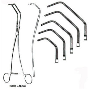 MILTEX DEBAKEY Tangential Occlusion Clamp, 10-1/4" (260mm). MPN: 24-2020