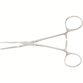 MILTEX COOLEY Pediatric Vascular Clamp, 5-1/2", straight jaws 25 mm, angled shank. MPN: 24-3210