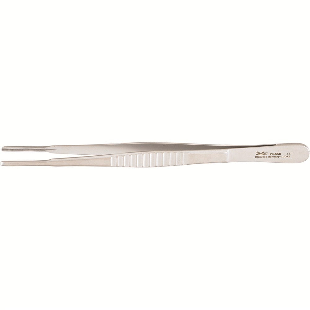 MILTEX DEBAKEY Thoracic Tissue Forceps, 6-1/4" (160mm), Tips 2.5mm wide. MPN: 24-550