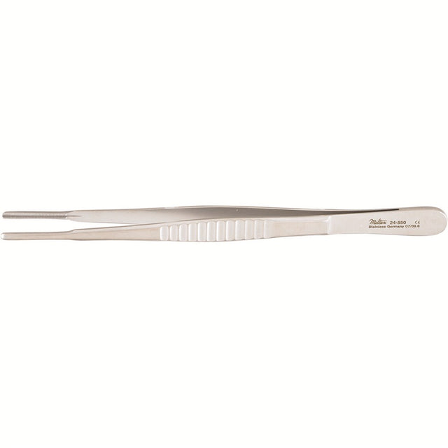 MILTEX DEBAKEY Thoracic Tissue Forceps, 6-1/4" (160mm), Tips 2.5mm wide. MPN: 24-550