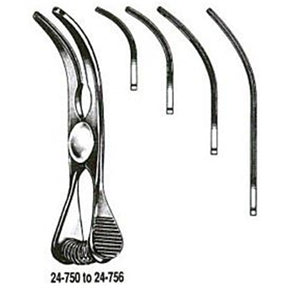 MILTEX GLOVER Bulldog Clamp, curved, 9 cm. MPN: 24-754