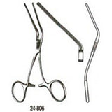MILTEX DEBAKEY Bulldog Clamp, ring handle, 4-7/8" (12.4 cm), 45 degree handle. MPN: 24-806