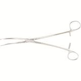 MILTEX CRAFOORD Coarctation Clamp, 9-1/2" (24.1 cm), slightly curved jaws 65 mm with longitudinal serrations. MPN: 25-1160