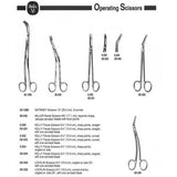 MILTEX SATINSKY Scissors, 10" (25.4 cm), S-curved. MPN: 25-1280 - Image 2