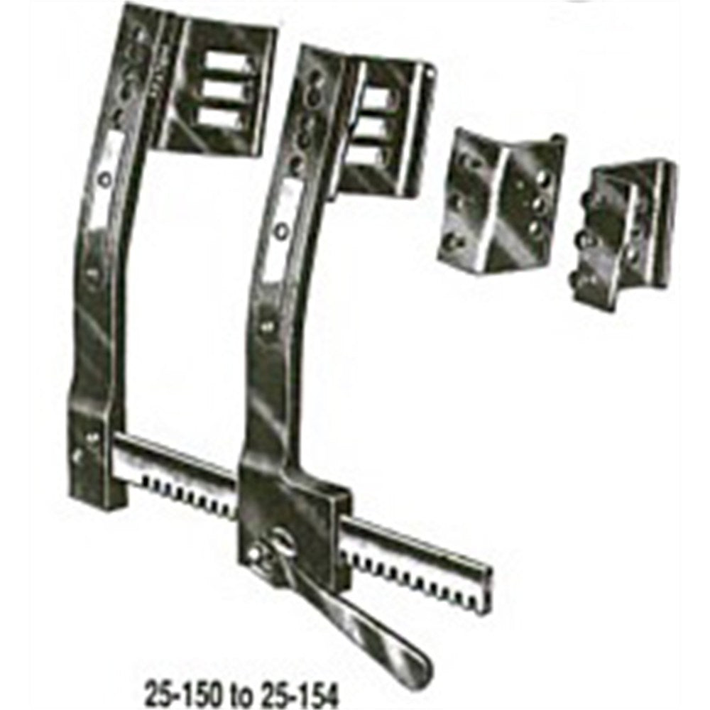 MILTEX BURFORD-FINOCHIETTO Rib spreader, lightweight aluminum, 10" (25.4 cm) spread. MPN: 25-152