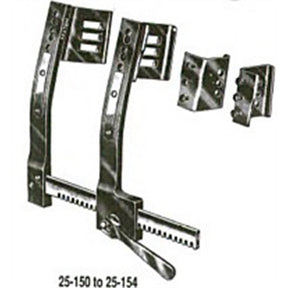 MILTEX BURFORD-FINOCHIETTO Rib spreader, lightweight aluminum, 10" (25.4 cm) spread. MPN: 25-152