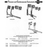 MILTEX BURFORD-FINOCHIETTO Rib spreader, lightweight aluminum, 10" (25.4 cm) spread. MPN: 25-152 - Image 2