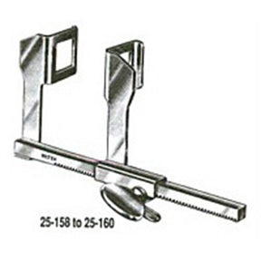 MILTEX Haight Baby Rib Spreader, 6.5 cm arms, 32 X 32 mm blades, 11 cm spread. MPN: 25-158