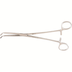 MILTEX MIXTER Thoracic Forceps, 9" (230mm), Longitudinal Serrations, 70 Degree Angled Jaws. MPN: 25-812