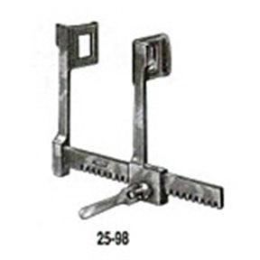 MILTEX FINOCHIETTO-DEBAKEY Infant Rib Spreader, 3-1/8" (80mm) spread, light construction, blades 22.6mm deep x 21.4mm wide. MPN: 25-98