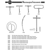 MILTEX GIGLI-STRULLY Saw Handle, Solid "T" Style, Blade Lock, Pair. MPN: 26-122 - Image 2