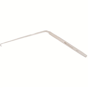 MILTEX LOVE Nerve Root Retractor, 8-1/2" (21.6 cm), angled 45 degrees, 7 mm blade. MPN: 26-1352
