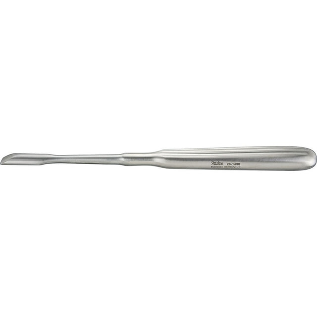 MILTEX ADSON Periosteal Elevator, 6-1/2" (16.5 cm), chisel edge, straight, 8 mm wide. MPN: 26-1430