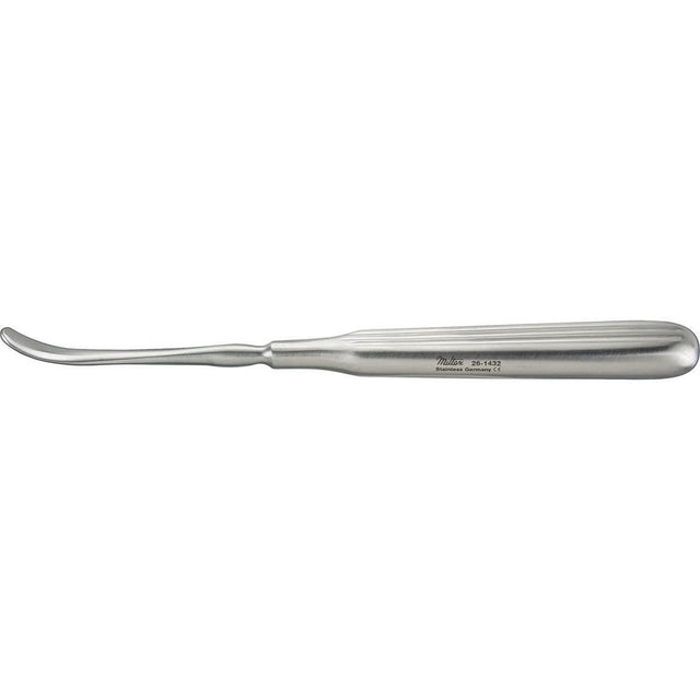MILTEX ADSON Periosteal Elevator, 6-1/2" (16.5 cm), blunt, curved, 6 mm wide. MPN: 26-1432