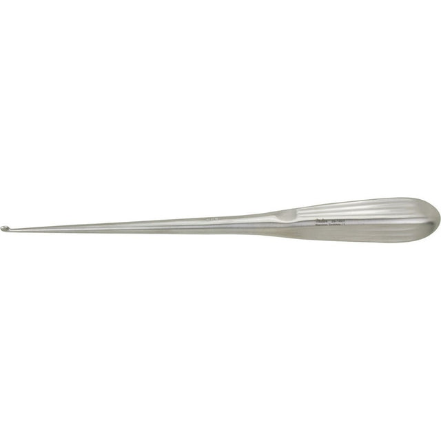 MILTEX HIBBS SPRATT Spinal Fusion Curette, 9" (22.9 cm), oval cup, size 0. MPN: 26-1629