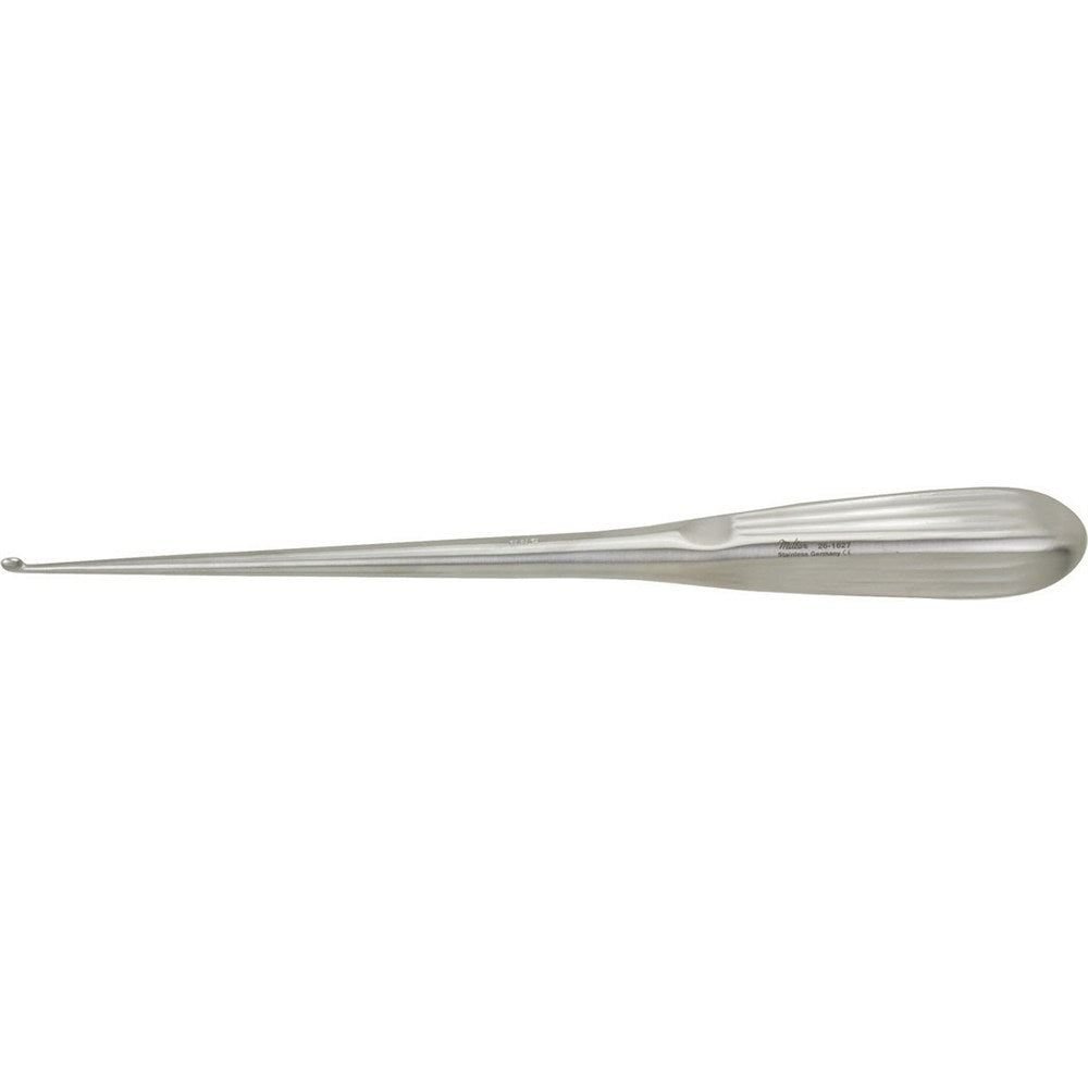 MILTEX HIBBS SPRATT Spinal Fusion Curette, 9" (22.9 cm), oval cup, size 1. MPN: 26-1630