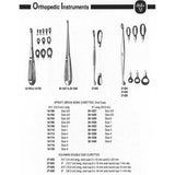 MILTEX HIBBS SPRATT Spinal Fusion Curette, 9" (22.9 cm), oval cup, size 2. MPN: 26-1632 - Image 3